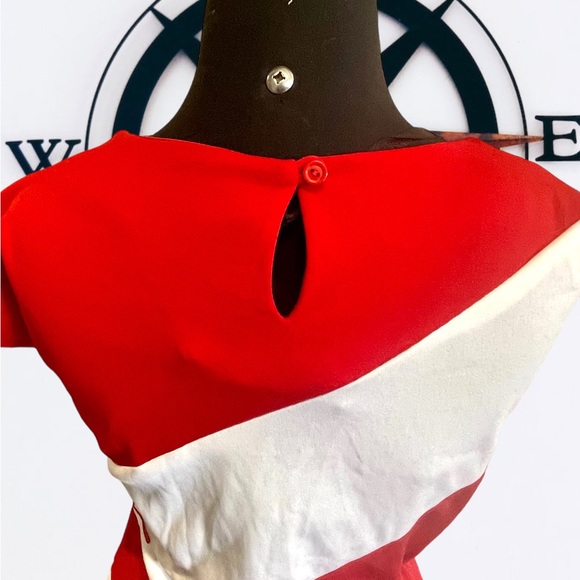 Vintage, Los Angeles label, nautical style dress. Polyester. - Picture 5 of 7